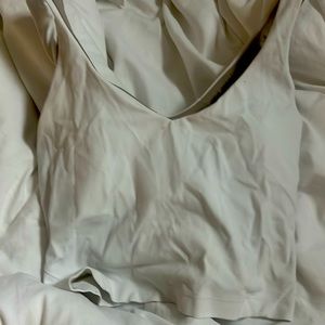Size 0 LuLulemon align tank in white